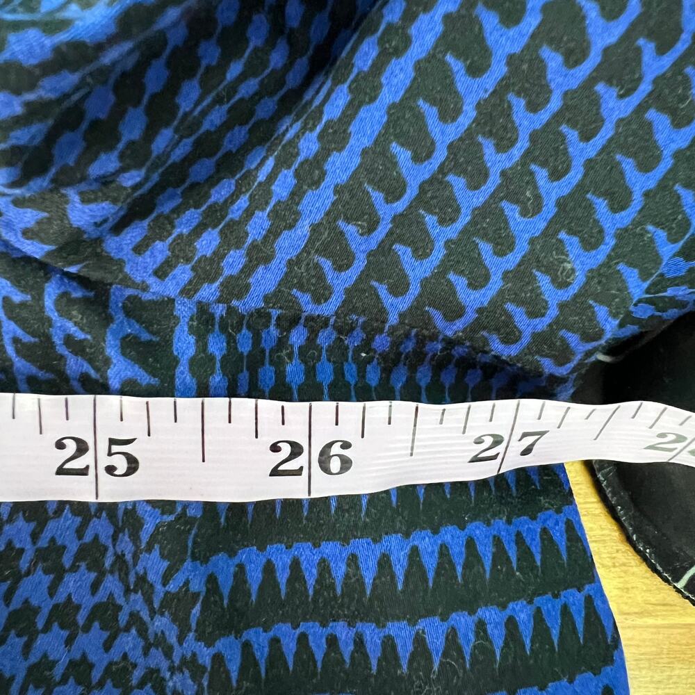 Lane Bryant Plaid Blue Shirt Womens 28 Career Business Casual Workwear Office - Picture 10 of 11